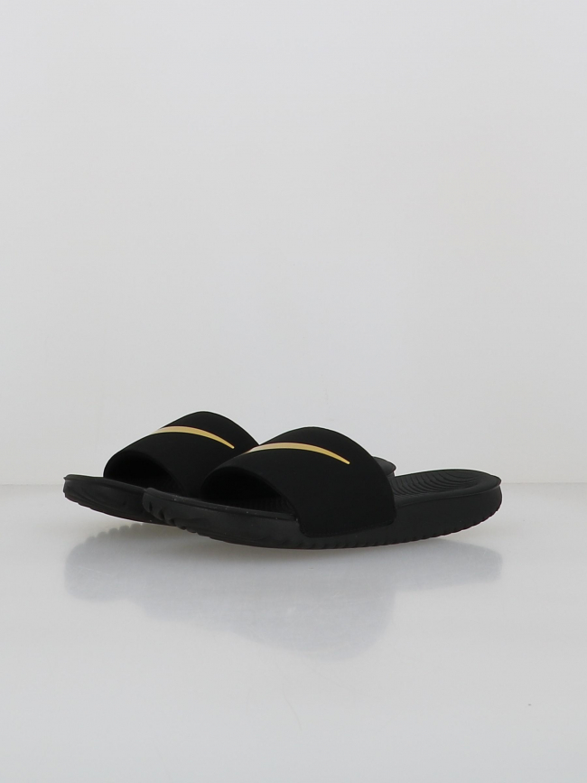 Claquettes kawa slide gs ps noir or enfant - Nike