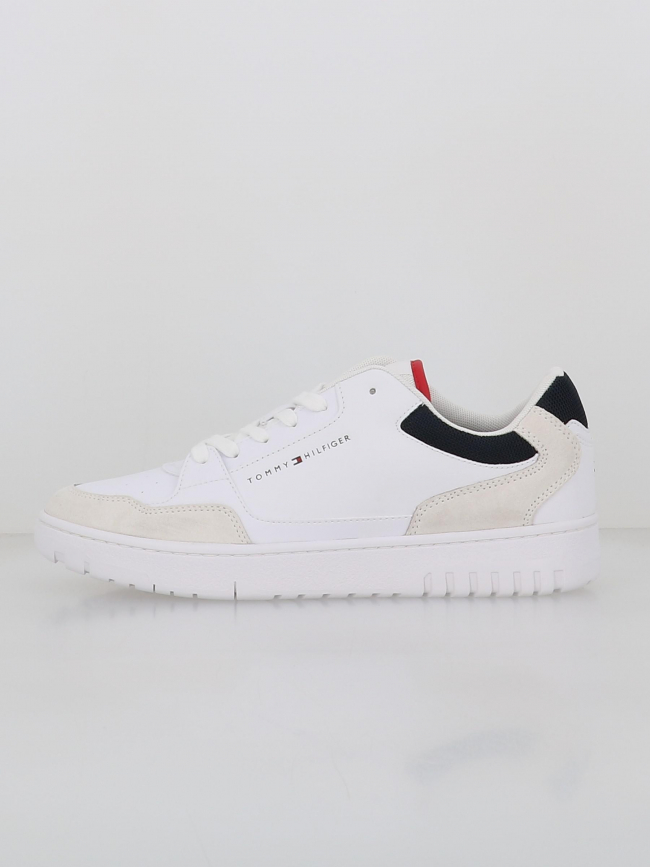 Baskets en cuir core bi-matière blanc homme - Tommy Hilfiger