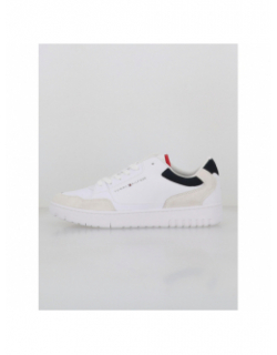 Baskets en cuir core bi-matière blanc homme - Tommy Hilfiger