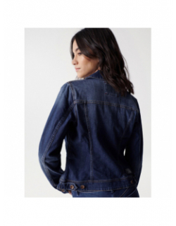 Veste en jean trucker bleu femme - Salsa