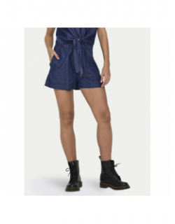 Short léger effet denim kai bleu femme - Jacqueline De Yong