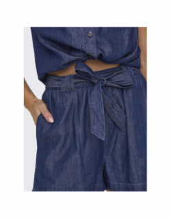 Short léger effet denim kai bleu femme - Jacqueline De Yong