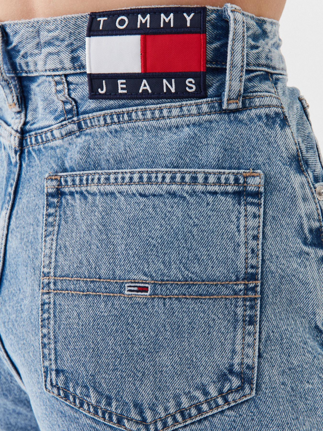 Jean slim taille haute crop izzie bleu femme - Tommy Jeans