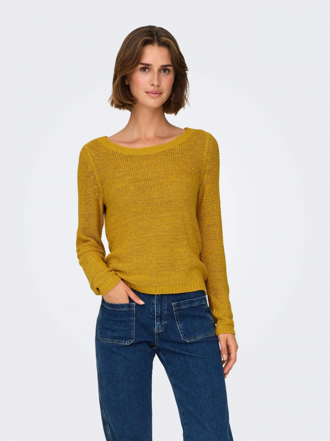 Pull léger geena jaune femme - Only