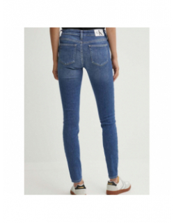 Jean skinny taille mi-haute bleu femme - Calvin Klein Jeans