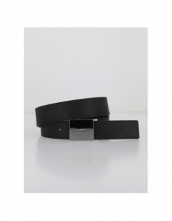 Ceinture en cuir plaque noir homme - Calvin Klein