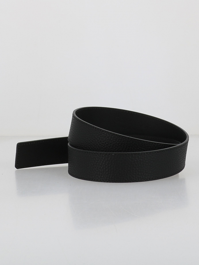 Ceinture en cuir plaque noir homme - Calvin Klein