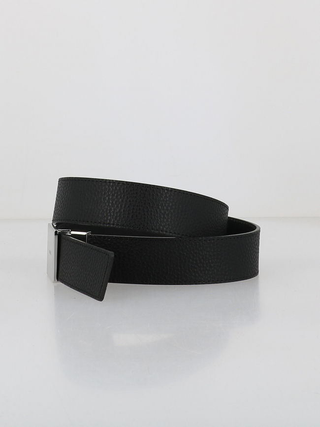 Ceinture en cuir plaque noir homme - Calvin Klein