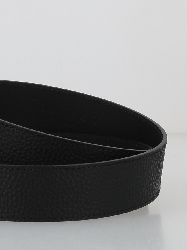 Ceinture en cuir plaque noir homme - Calvin Klein