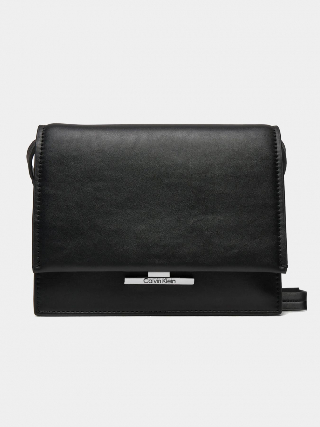 Sac bandoulière linear crossbody noir femme - Calvin Klein