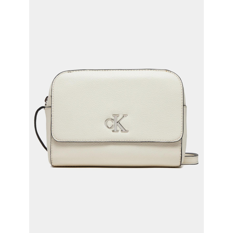 Sac bandoulière minimal monogram blanc femme - Calvin Klein Jeans