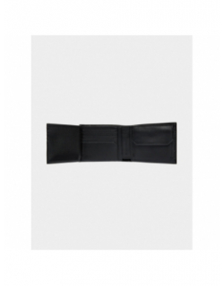 Portefeuille 3 volets smooth noir homme - Calvin Klein