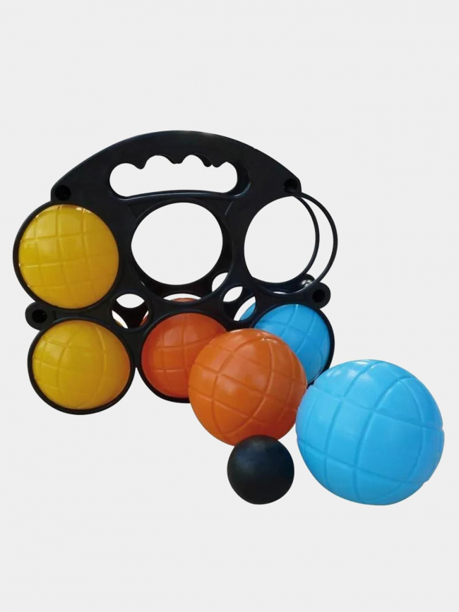 Pack de 6 boules de pétanque plastique multicolore enfant - Ferry