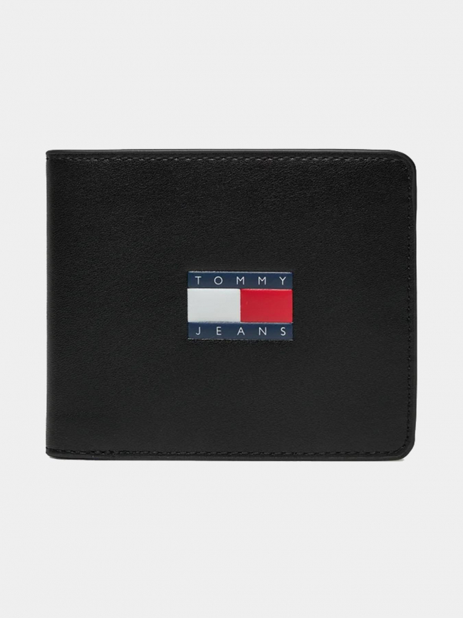 Portefeuille en cuir archive noir homme - Tommy Jeans