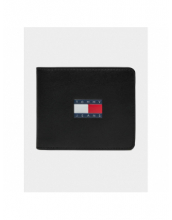 Portefeuille en cuir archive noir homme - Tommy Jeans