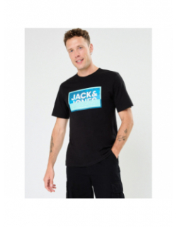 T-shirt logan summer noir homme - Jack & Jones