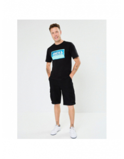 T-shirt logan summer noir homme - Jack & Jones