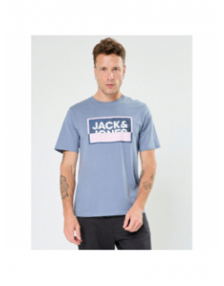 T-shirt logan summer gris rose homme - Jack & Jones