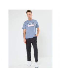 T-shirt logan summer gris rose homme - Jack & Jones