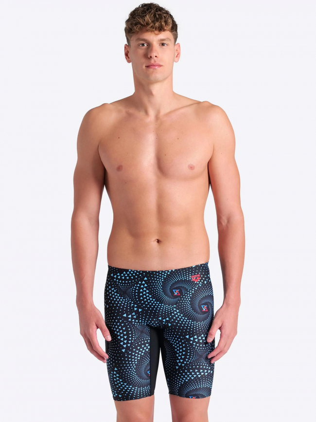 Jammer de natation fireflow noir bleu homme - Arena