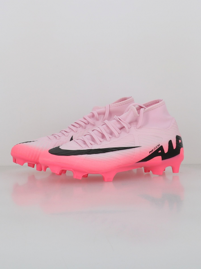 Chaussure de foot nike rose best sale