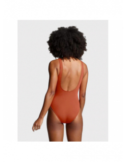 Maillot de bain 1 pièce logo orange femme - Puma