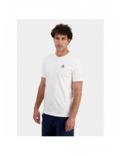 T-shirt uni logo new optical blanc homme - Le Coq Sportif