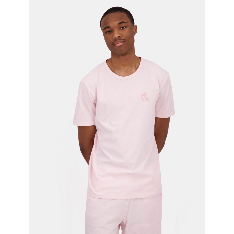 T-shirt monochrome n3 rose - Le Coq Sportif