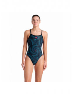 Maillot de bain natation 1 pièce fireflow noir femme - Arena