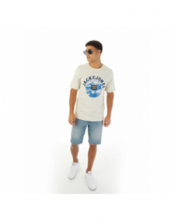 T-shirt palms beige homme - Jack & Jones