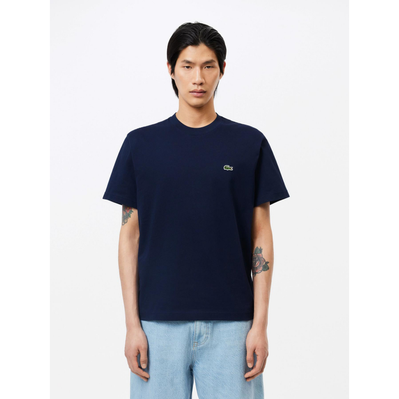 T-shirt bleu marine homme - Lacoste