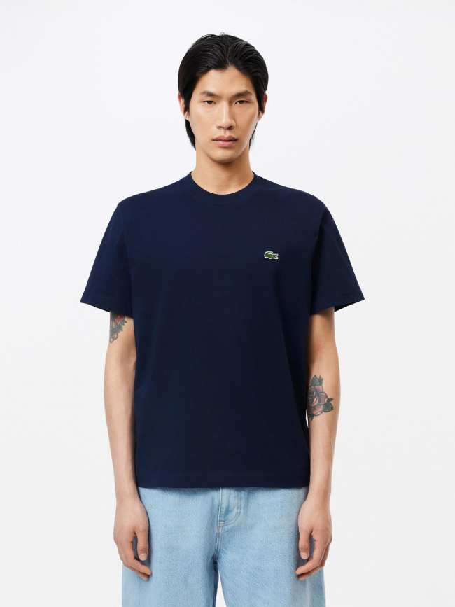 T-shirt bleu marine homme - Lacoste