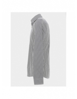 Chemise poplin stripe noir blanc homme - Calvin Klein