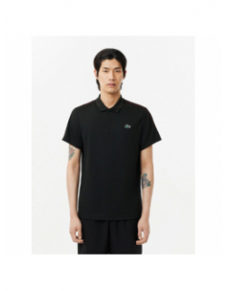 Polo sport regular logo noir homme - Lacoste