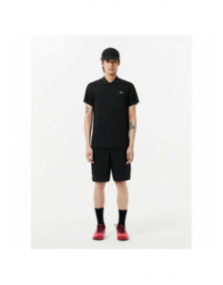 Polo sport regular logo noir homme - Lacoste