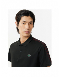 Polo sport regular logo noir homme - Lacoste