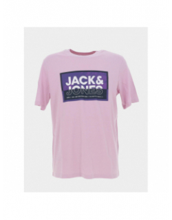 T-shirt logan rose violet homme - Jack & Jones