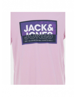 T-shirt logan rose violet homme - Jack & Jones