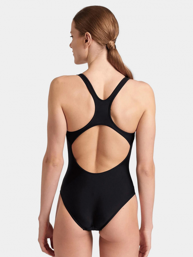 Maillot de bain natation 1 pièce pro file noir argent femme - Arena