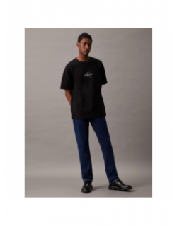 T-shirt city grid noir homme - Calvin Klein Jeans