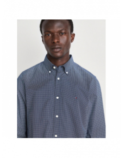 Chemise flex micro foulard bleu homme - Tommy Hilfiger