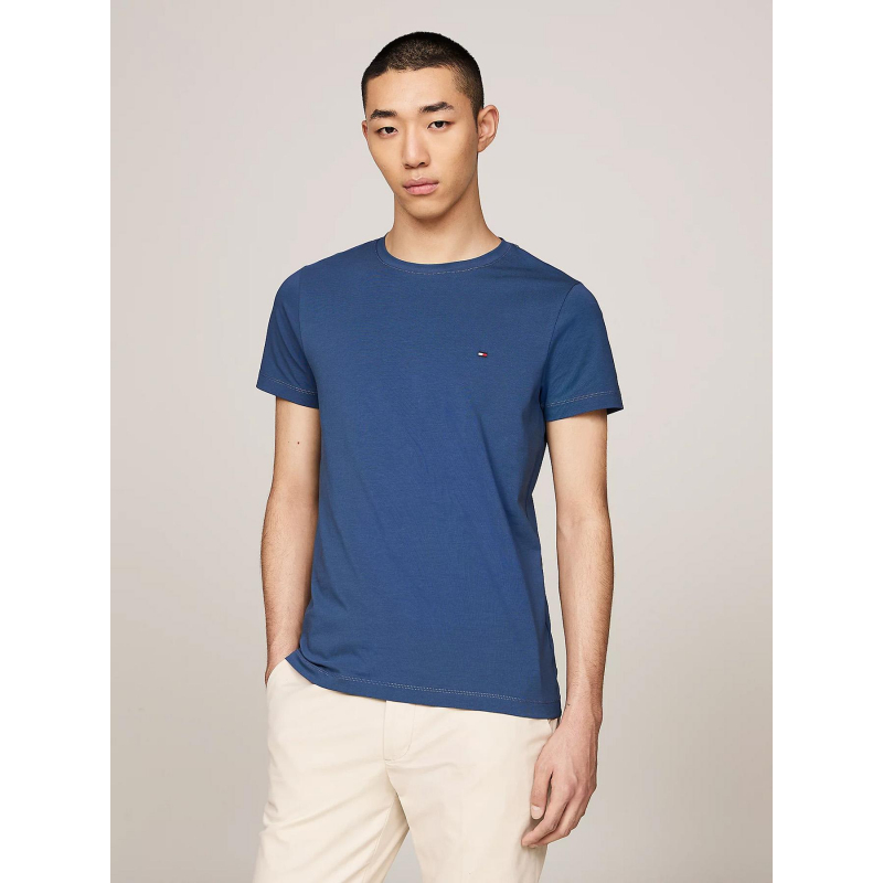 T-shirt straight slim fit bleu homme - Tommy Hilfiger