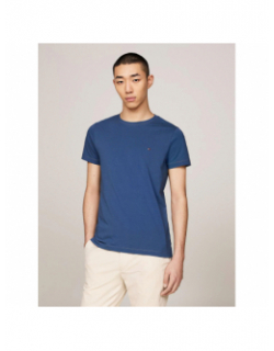 T-shirt straight slim fit bleu homme - Tommy Hilfiger