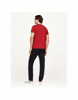 T-shirt stretch slim fit rouge homme- Tommy Hilfiger