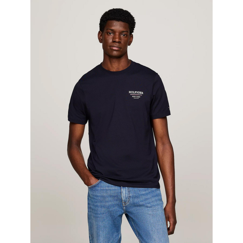 T-shirt global bleu marine homme - Tommy Hilfiger