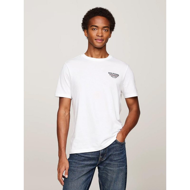 T-shirt global blanc homme - Tommy Hilfiger