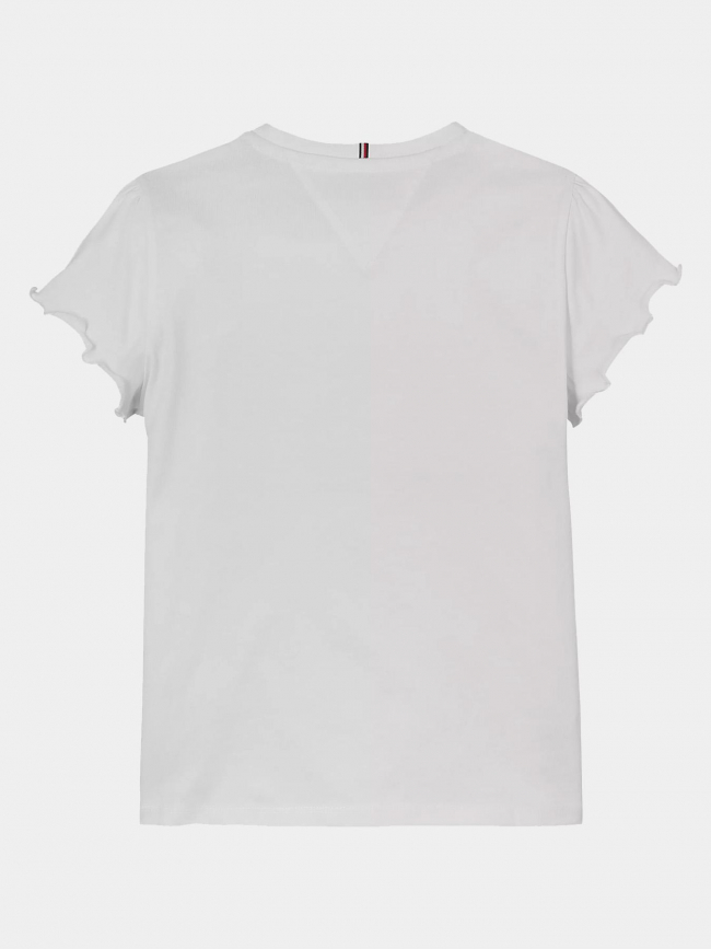 T-shirt flower glitter reg blanc fille | Tommy Hilfiger