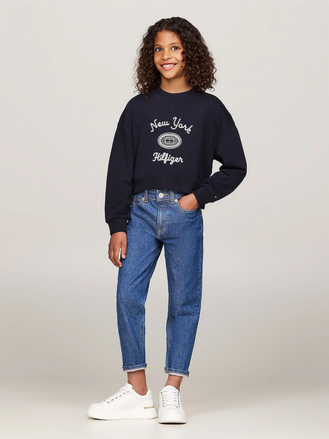 Sweat ny embroide bleu marine enfant - Tommy Hilfiger