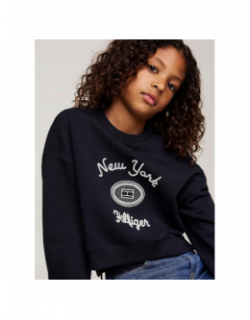 Sweat ny embroide bleu marine enfant - Tommy Hilfiger