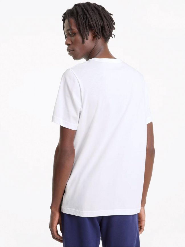 T-shirt essential cat logo blanc homme - Puma